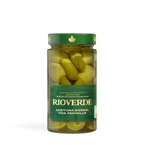Rioverde Green Olives Stuffed with Gherkins