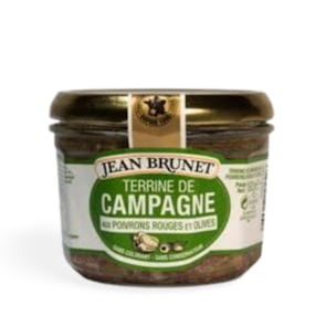 Jean Brunet Pork Paté With Red Peppers & Olives