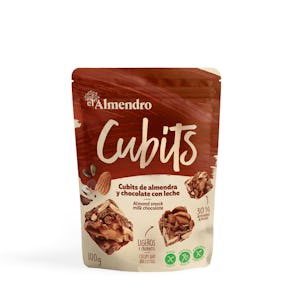 El Almendro Milk Chocolate Almond Cubits