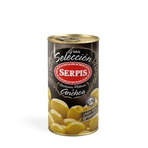Serpis Green Olives Gran Selection Stuffed With Anchovies