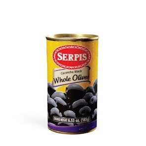 Serpis Whole Black Olives