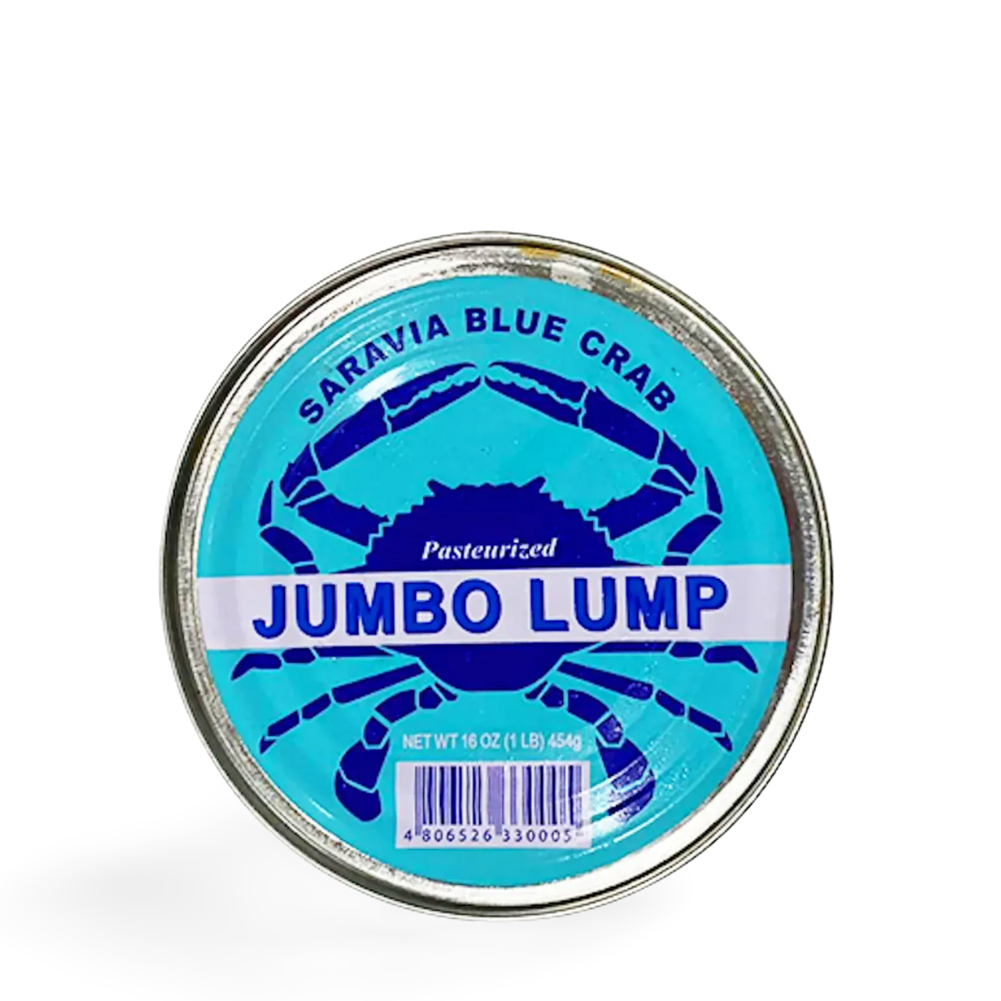 Saravia Blue Crab Jumbo Lump Pasteurized Canned Crab Meat Terry Selection