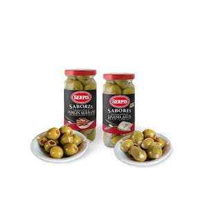 Olive Medley Delight: Serpis' Unique Stuffed Olives