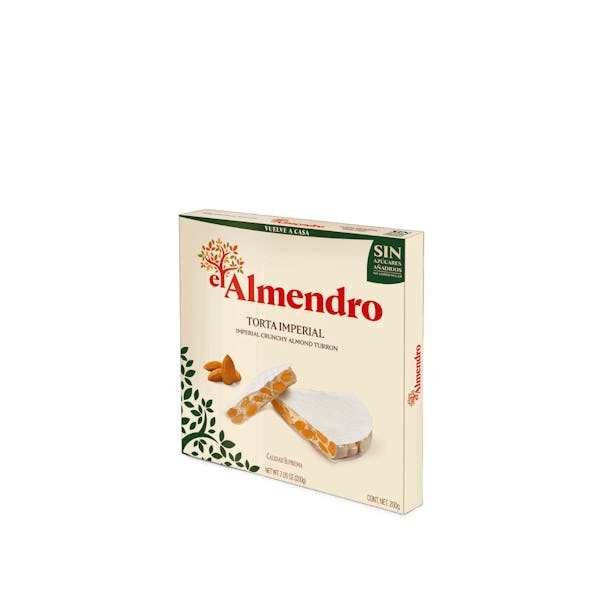 El Almendro Sugar Free Crunchy Turron Round | Terry Selection