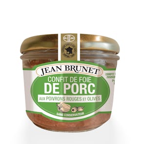 Jean Brunet Pork Paté With Red Peppers & Olives