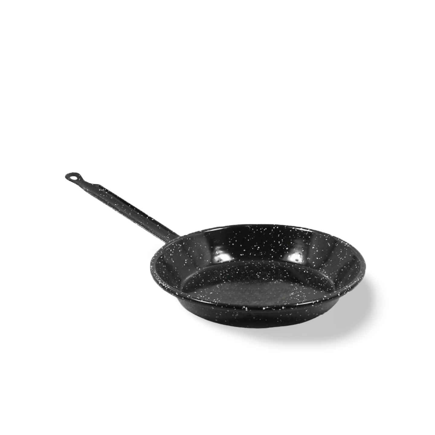 Flat Enamel Pan with Handle Terry Selection