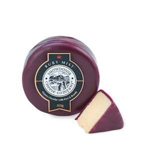 Snowdonia Ruby Mist Cheddar Cheese with Port & Brandy